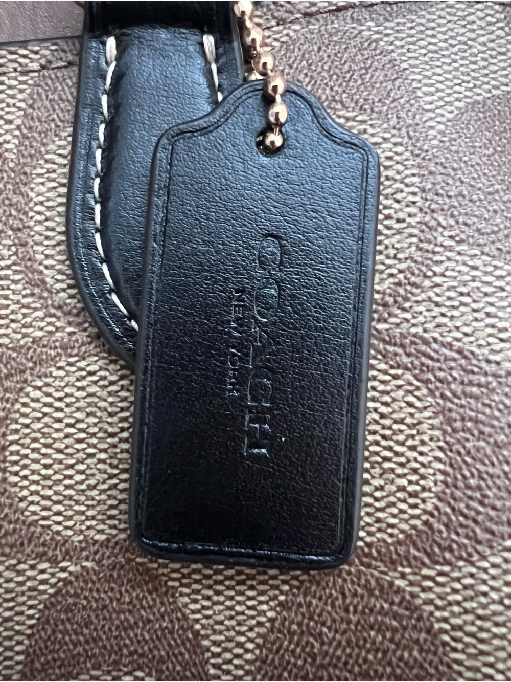 Coach Mini Darcie Caryall in Colorblock Signature Canvas - Picture 3 of 13